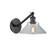 Sconces Single Glass by Innovations ( 405 | 317-1W-BK-G132 Ballston ) 