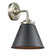 Sconces Directional/Cylinder by Innovations ( 405 | 284-1W-SN-M13-BK-LED Nouveau ) 