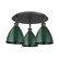 Flush Mounts Metal Shade by Innovations ( 405 | 516-3C-BK-MBD-75-GR Ballston ) 