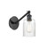 Sconces Single Glass by Innovations ( 405 | 317-1W-BK-G342 Ballston ) 