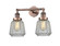 Bathroom Fixtures Two Lights by Innovations ( 405 | 208-AC-G142-LED Franklin Restoration ) 