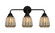 Bathroom Fixtures Three Lights by Innovations ( 405 | 288-3W-BK-G146 Nouveau 2 ) 