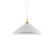 Pendants Metal Shade by Kuzco Lighting ( 347 | 493118-WH/GD Dorothy ) 