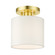 Semi-Flush Mts. Drum Shade by Livex Lighting ( 107 | 41094-12 Meridian ) 