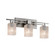 Bathroom Fixtures Three Lights by Justice Designs ( 102 | FSN-8703-15-SEED-NCKL-LED3-2100 Fusion ) 