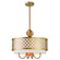 Mini Chandeliers Drum Shade by Livex Lighting ( 107 | 41104-33 Arabesque ) 