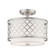 Semi-Flush Mts. Drum Shade by Livex Lighting ( 107 | 41107-91 Arabesque ) 