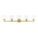 Bathroom Fixtures Four Lights by Livex Lighting ( 107 | 16785-02 Catania ) 