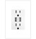 Specialty Items Outlets by Legrand ( 246 | ARTRUSB153W4 Adorne ) 