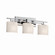 Bathroom Fixtures Three Lights by Justice Designs ( 102 | FSN-8703-30-RBON-CROM-LED3-2100 Fusion ) 