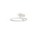 Semi-Flush Mts. Ring Shade/Halo by Kuzco Lighting ( 347 | SF27716-WH-3WCCT-UNV Roda ) 