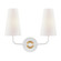 Sconces Double Candle by Mitzi ( 428 | H318102-AGB/WH Merri ) 