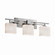 Bathroom Fixtures Three Lights by Justice Designs ( 102 | FSN-8703-55-RBON-NCKL Fusion ) 