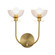 Sconces Double Glass by Alora ( 452 | WV515212BGCL Sylvia ) 