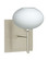 Sconces Single Glass by Besa ( 74 | 1SW-561207-SN-SQ Lasso ) 