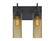 Bathroom Fixtures Two Lights by Besa ( 74 | 2WG-JUNI10LT-EDIL-BK Juni ) 