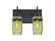 Bathroom Fixtures Two Lights by Besa ( 74 | 2WG-MILO4GR-EDIL-BK Milo ) 