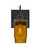 Sconces Single Glass by Besa ( 74 | 1WG-MILO4AM-EDIL-BK Milo ) 