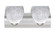 Bathroom Fixtures Two Lights by Besa ( 74 | 2WZ-412219-LED-SN Bolla ) 