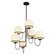 Mid. Chandeliers Glass Up by Alora ( 452 | CH458632MBOP Alba ) 