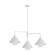 Mid. Chandeliers Metal Shade by Alora ( 452 | CH485245WHOP Remy ) 