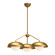 Mid. Chandeliers Glass Down by Alora ( 452 | CH522328AGOP Rubio ) 