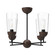 Mid. Chandeliers Glass Up by Alora ( 452 | CH542324MBWT Emil ) 
