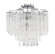Semi-Flush Mts. Glass Down by Crystorama ( 60 | ADD-300-CH-CL_CEILING Addis ) 