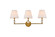 Bathroom Fixtures Three Lights by Elegant Lighting ( 173 | LD7023W24BR Bethany ) 