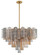 Mid. Chandeliers Glass Down by Crystorama ( 60 | ADD-316-AG-AU Addis ) 