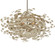 Mid. Chandeliers Starburst by Currey and Company ( 142 | 9000-1108 Maidenhair Collection ) 