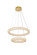 Mid. Chandeliers Ring/Halo by Elegant Lighting ( 173 | 3800G24SG Bowen ) 