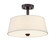 Semi-Flush Mts. Drum Shade by Designers Fountain ( 43 | 88511-SB Studio ) 