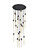 Pendants Multi-port/Cascade by Elegant Lighting ( 173 | 2067G42BK Weston ) 