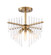 Mid. Chandeliers Glass Up by Designers Fountain ( 43 | 90411-BAB Reeve ) 