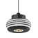 Mini Pendants Metal Shade by Besa ( 74 | X-FLOW00-FRFR-LED-BK Besa Flower Pendant ) 