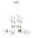 Mid. Chandeliers Glass Down by Designers Fountain ( 43 | 92088-CH Welton ) 