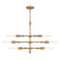 Mid. Chandeliers Geometric/Linear by Designers Fountain ( 43 | D231M-IS-OSB Louise ) 