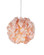 Mini Pendants Glass Down by Currey and Company ( 142 | 9000-1267 Clio Pink Pendant ) 
