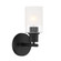 Sconces Single Glass by Designers Fountain ( 43 | D236M-1B-MB Cedar Lane ) 