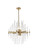 Mid. Chandeliers Candle by Elegant Lighting ( 173 | 2502D23SG Sienna ) 