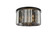 Flush Mounts Drum Shade by Elegant Lighting ( 173 | 1238F26MB-SS/RC Sydney ) 