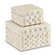 Home Accents Boxes by Currey and Company ( 142 | 1200-0647 Felice Box Set of 2 ) 