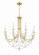 Mid. Chandeliers Candle by Crystorama ( 60 | DEL-90808-AG Delilah ) 