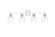 Bathroom Fixtures Four Lights by Elegant Lighting ( 173 | LD7309W34CH Harris ) 