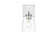 Sconces Single Glass by Elegant Lighting ( 173 | LD7309W5CH Harris ) 