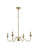 Mid. Chandeliers Candle by Elegant Lighting ( 173 | LD5006D30SG Rohan ) 