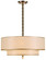 Pendants Drum Shade by Crystorama ( 60 | 9507-AB Luxo ) 