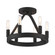 Semi-Flush Mts. Candle by Designers Fountain ( 43 | D254C-SF-BK Carousel ) 