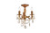 Semi-Flush Mts. Candle by Elegant Lighting ( 173 | 9203F13FG-GT/RC Rosalia ) 